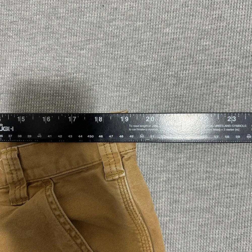 Carhartt Relaxed Fit‎ Rugged Flex Canvas Utility Work Shorts Tan Mens Size 38x10